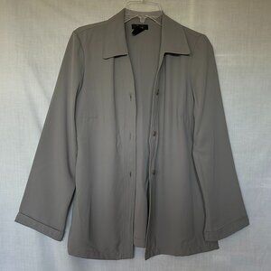 Frenchi Dark Gray Shirt Jacket, size S
